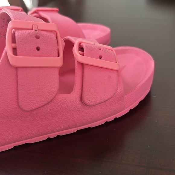 Aquatherm Pink Slip On Buckle Strappy Slides Sandals EU 39 - Picture 3 of 13